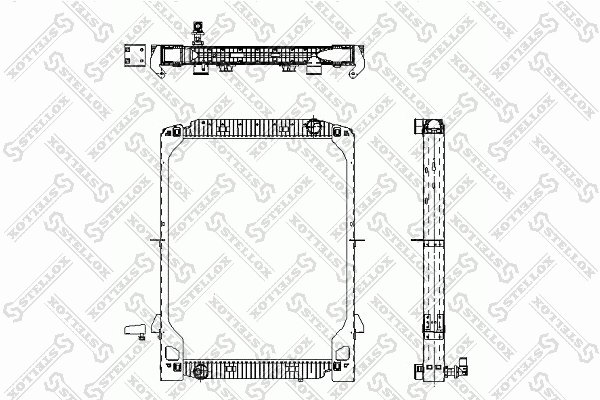 Radiator racire motor Stellox 81-03319-SX