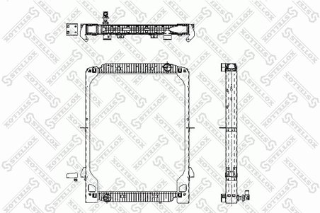 Radiator racire motor Stellox 81-03319-SX