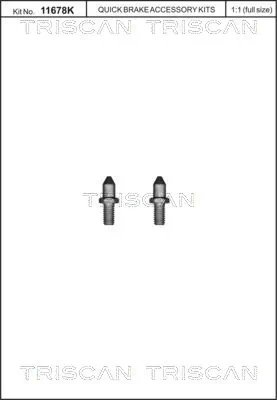 SET SURUB, DISC FRANA TRISCAN 8105 116019 - Compatibil cu CITROEN, FIAT, LANCIA, PEUGEOT