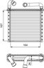 SCHIMBATOR CALDURA INCALZIRE HABITACLU VALEO 811506 - Compatibil cu AUDI, CUPRA, SEAT, SKODA, VW