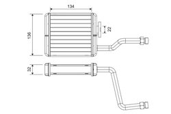 SCHIMBATOR CALDURA INCALZIRE HABITACLU VALEO 811573 - Compatibil cu BMW