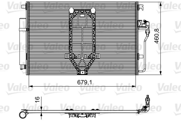 Radiator climatizare Valeo 812502