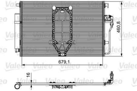 Radiator climatizare Valeo 812502