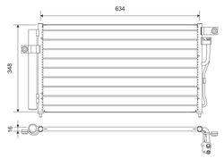 RADIATOR CLIMATIZARE VALEO 812668 - Compatibil cu HYUNDAI