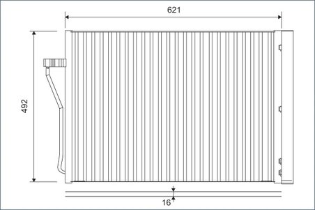 Radiator climatizare Valeo 812879