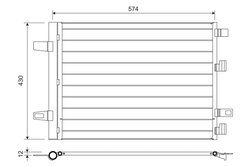 Radiator climatizare Valeo 812883