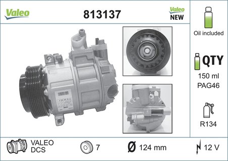 Compresor climatizare Valeo 813137