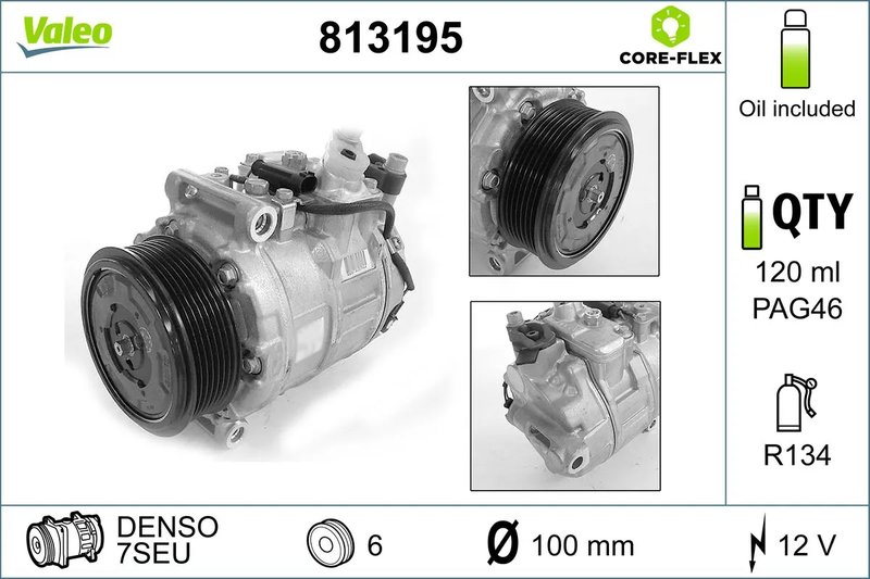 Compresor climatizare Valeo 813195