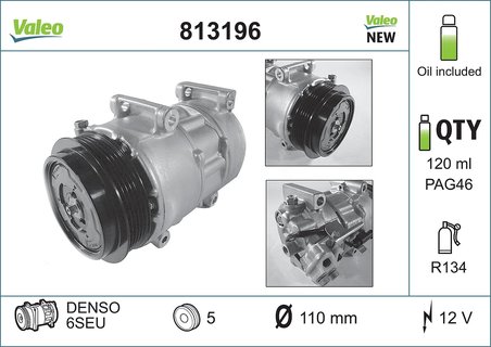 Compresor climatizare Valeo 813196