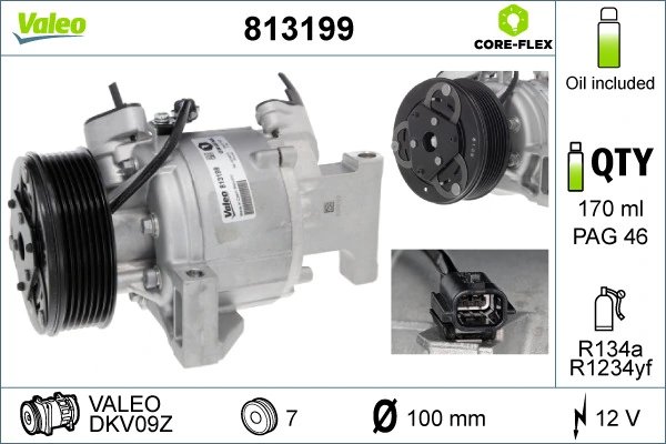 Compresor climatizare Valeo 813199