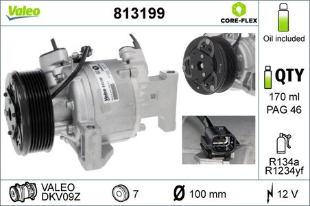 Compresor climatizare Valeo 813199