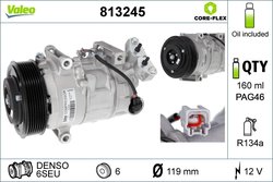 COMPRESOR CLIMATIZARE VALEO 813245 - Compatibil cu RENAULT