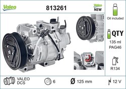 COMPRESOR CLIMATIZARE VALEO 813261 - Compatibil cu NISSAN