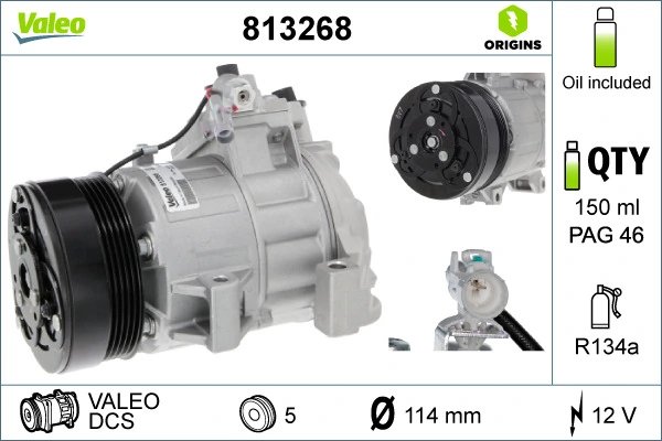 COMPRESOR CLIMATIZARE VALEO 813268 - Compatibil cu SUZUKI