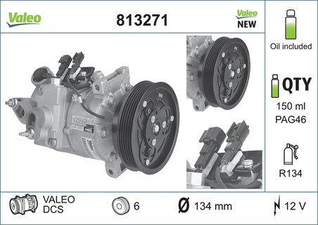 COMPRESOR CLIMATIZARE VALEO 813271 - Compatibil cu VOLVO