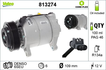 Compresor climatizare Valeo 813274