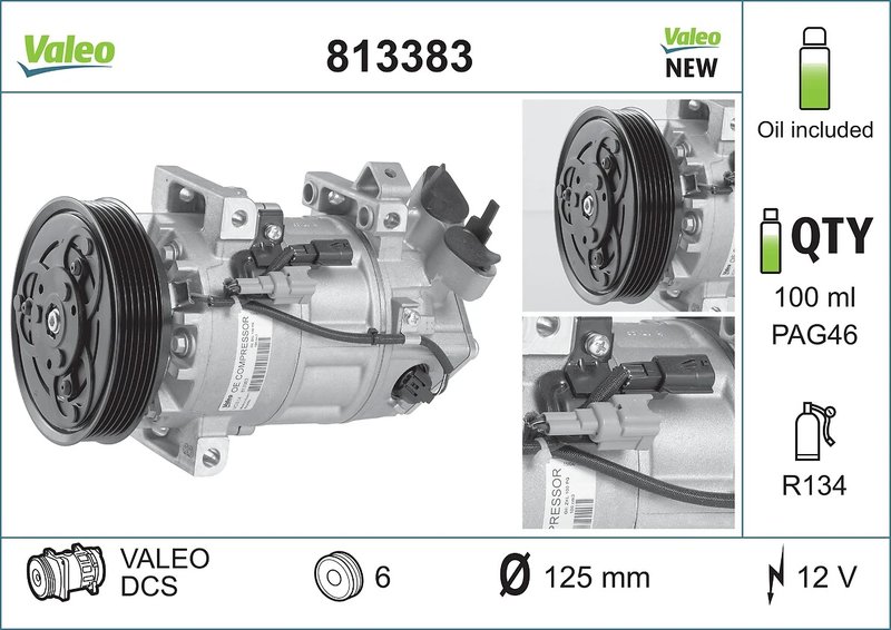 Compresor climatizare Valeo 813383