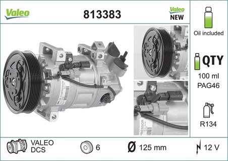 Compresor climatizare Valeo 813383