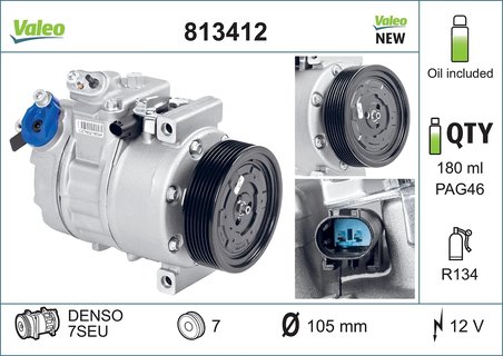 Compresor climatizare Valeo 813412