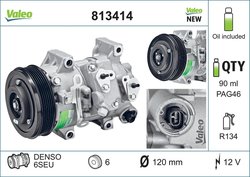 COMPRESOR CLIMATIZARE VALEO 813414 - Compatibil cu TOYOTA