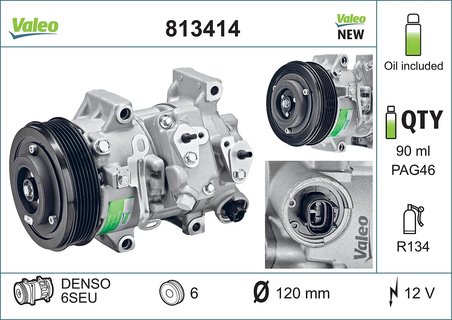 Compresor climatizare Valeo 813414