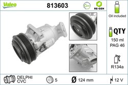 COMPRESOR CLIMATIZARE VALEO 813603 - Compatibil cu OPEL