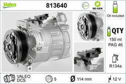 Compresor climatizare Valeo 813640