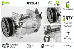 Compresor climatizare Valeo 813647