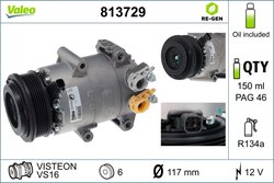 COMPRESOR CLIMATIZARE VALEO 813729 - Compatibil cu FORD