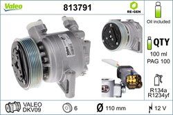 COMPRESOR CLIMATIZARE VALEO 813791 - Compatibil cu CITROEN, PEUGEOT, TOYOTA