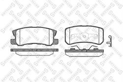 Set placute frana Stellox 814 002B-SX