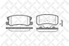 Set placute frana Stellox 814 002B-SX