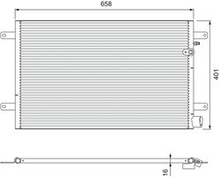 Radiator climatizare Valeo 814004