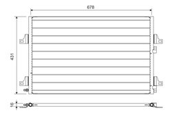 Radiator climatizare Valeo 814007