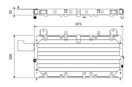 Radiator climatizare Valeo 814062