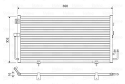 Radiator climatizare Valeo 814063