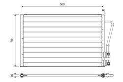 RADIATOR CLIMATIZARE VALEO 814083 - Compatibil cu FORD, FORD AUSTRALIA