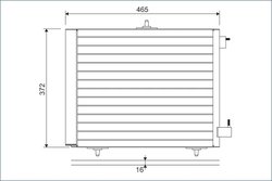 Radiator climatizare Valeo 814095