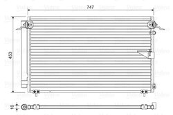 RADIATOR CLIMATIZARE VALEO 814112 - Compatibil cu LEXUS