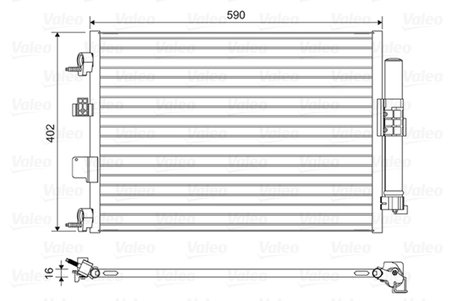 Radiator climatizare Valeo 814161