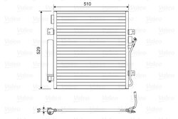 RADIATOR CLIMATIZARE VALEO 814163 - Compatibil cu DODGE, JEEP