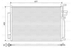 Radiator climatizare Valeo 814166
