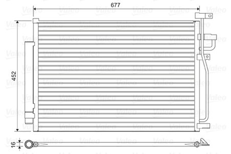 Radiator climatizare Valeo 814166