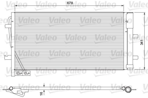 Radiator climatizare Valeo 814169