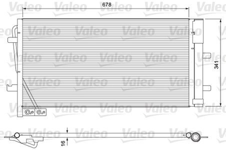 Radiator climatizare Valeo 814169