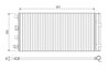 RADIATOR CLIMATIZARE VALEO 814178 - Compatibil cu DACIA, RENAULT