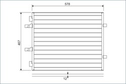Radiator climatizare Valeo 814172