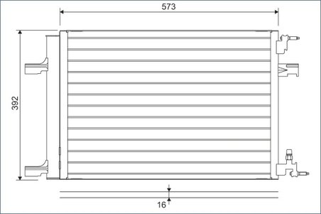 Radiator climatizare Valeo 814201