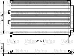 Radiator climatizare Valeo 814217