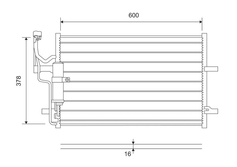 Radiator climatizare Valeo 814265